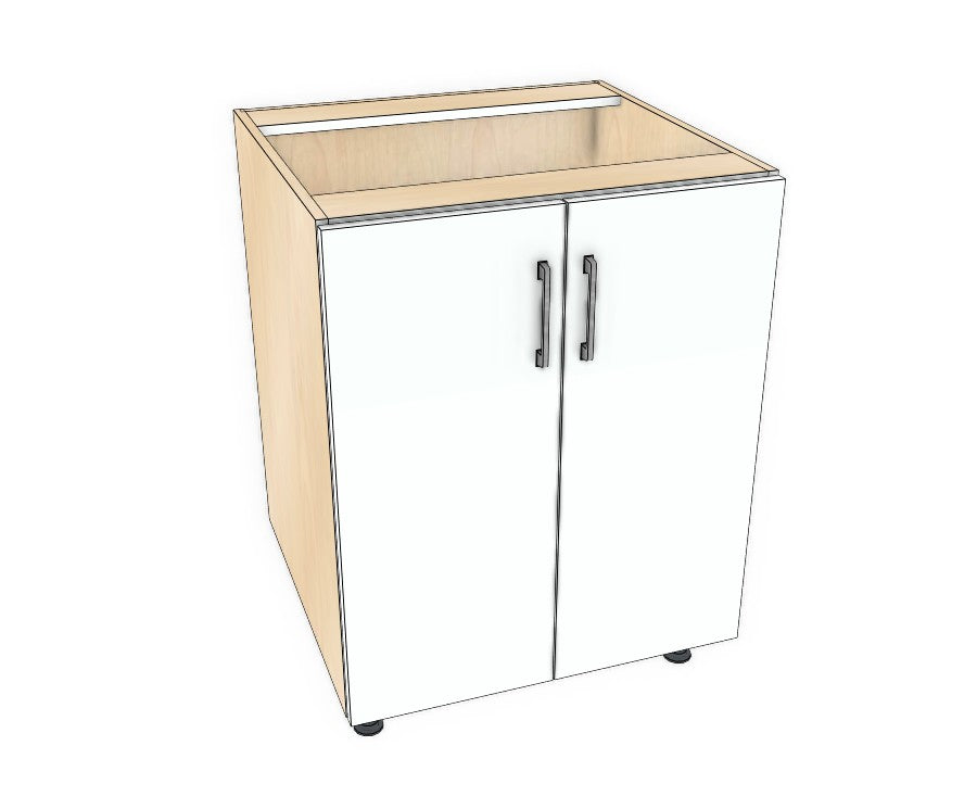 27" Base Cabinet - Acrylic Doors