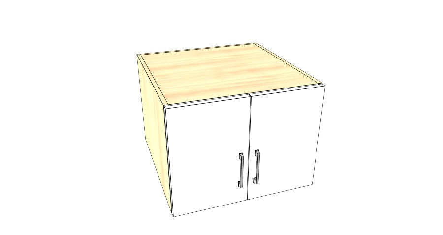 24"Wide x 21" High x 24" Deep Fridge Cabinet - Acrylic Doors