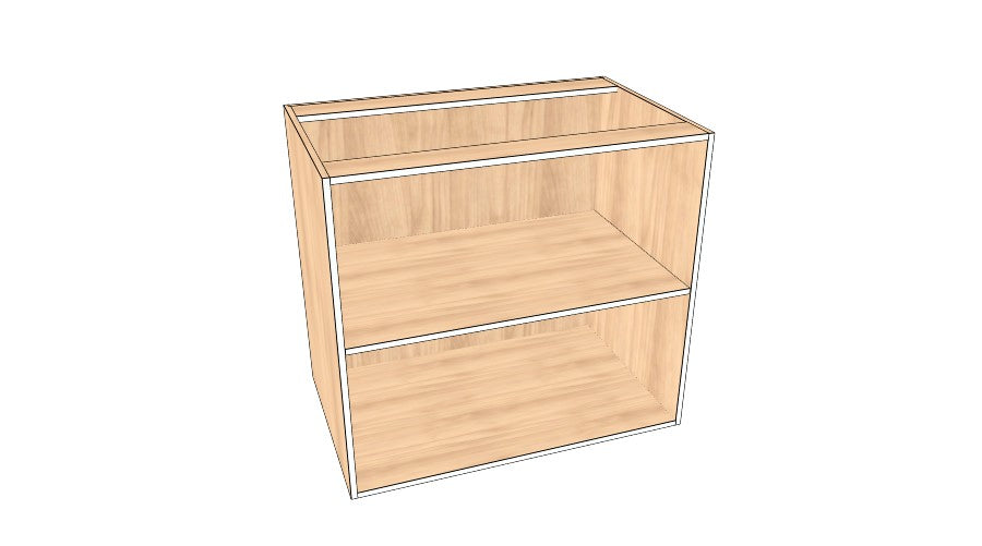 38" Blind Corner Base Cabinet - Acrylic Doors