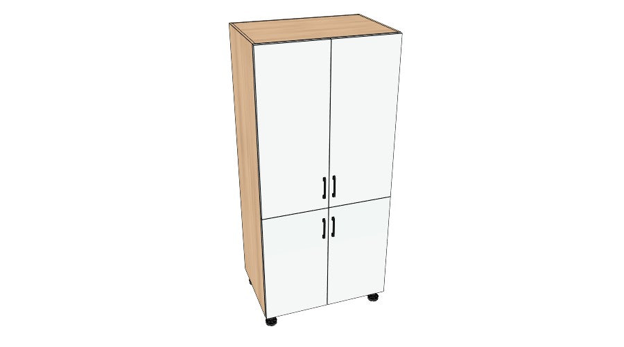 36″ Tall Pantry - Acrylic Doors