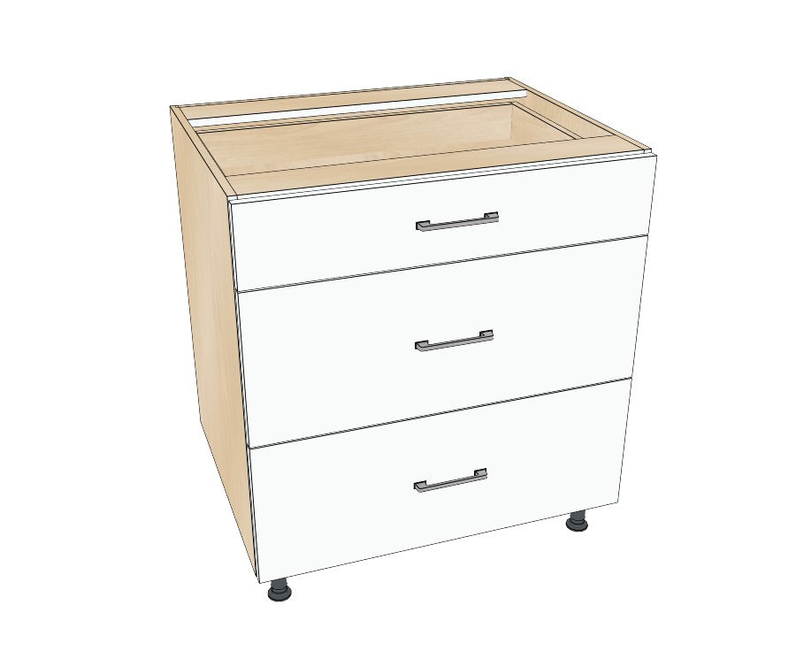 32" Drawer Base Cabinet - Acrylic Doors
