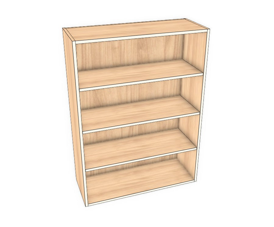 31" Wide x 42" High Wall Cabinet - Acrylic Doors