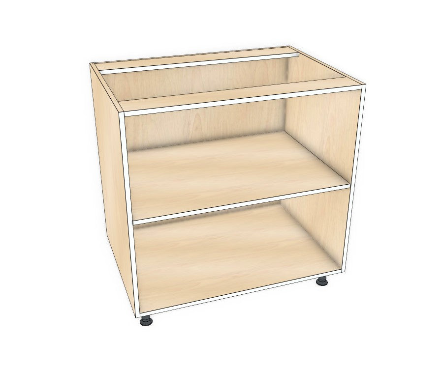 34" Base Cabinet - Acrylic Doors