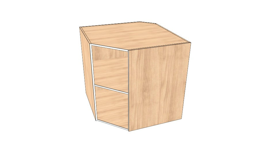 35"x35" Base Corner Cabinet - Acrylic Doors