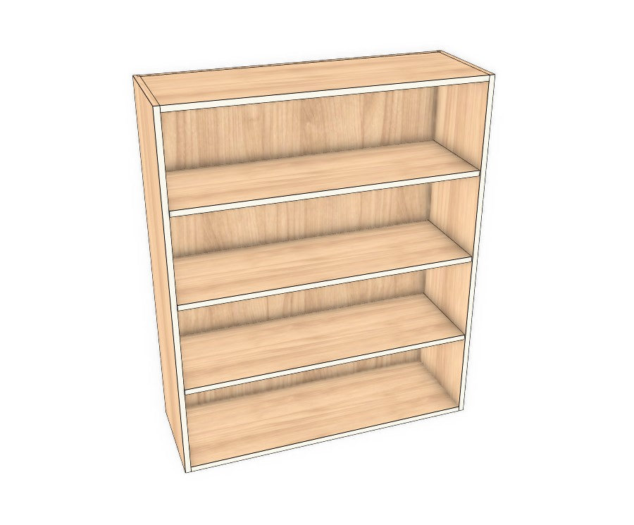 34" Wide x 42" High Wall Cabinet - Acrylic Doors