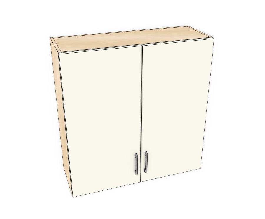 35" Wide x 36" High Wall Cabinet - Acrylic Doors