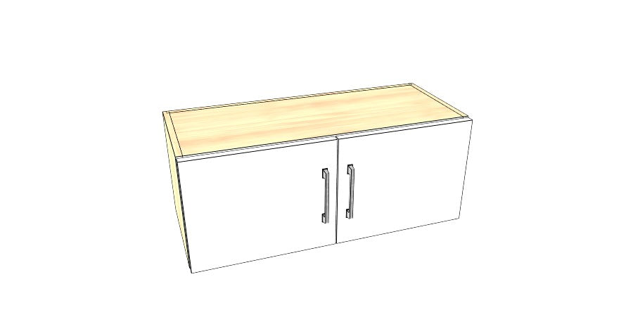 30" Wide x 12" High Stove Cabinet - Acrylic Doors