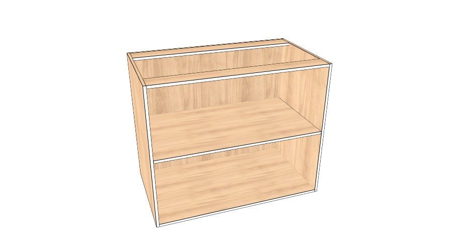 42" Blind Corner Base Cabinet - Acrylic Doors
