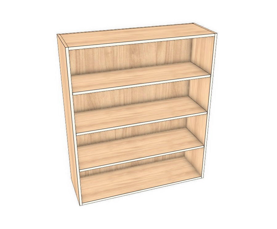 36" Wide x 42" High Wall Cabinet - Acrylic Doors