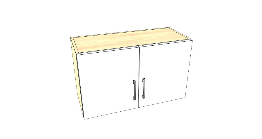 30" Wide x 18" High Stove Cabinet - Acrylic Doors
