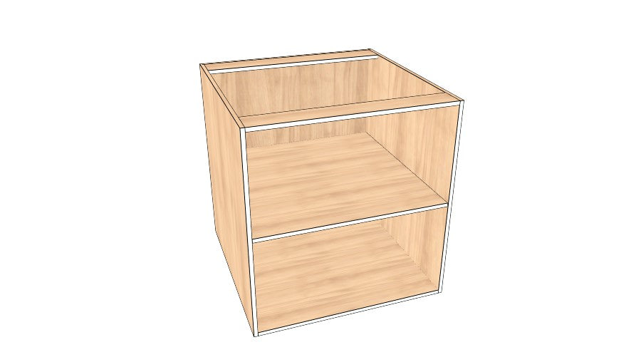 33" Blind Corner Base Cabinet - Acrylic Doors