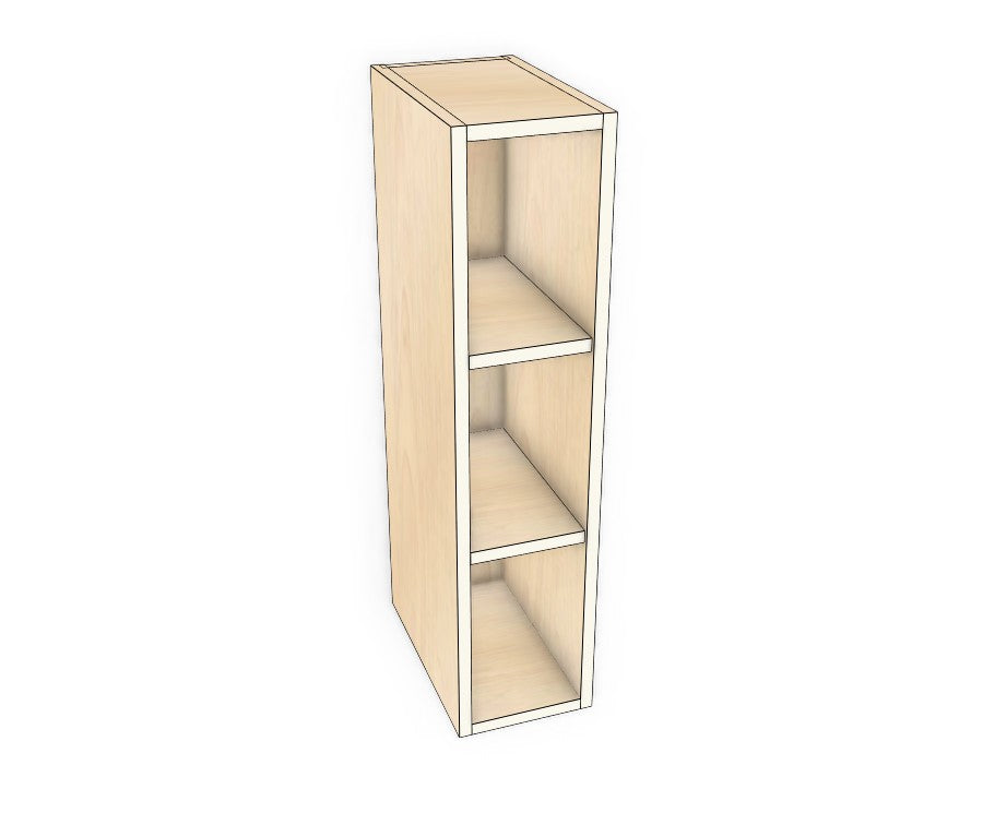 7" Wide x 30" High Wall Cabinet - Acrylic Doors