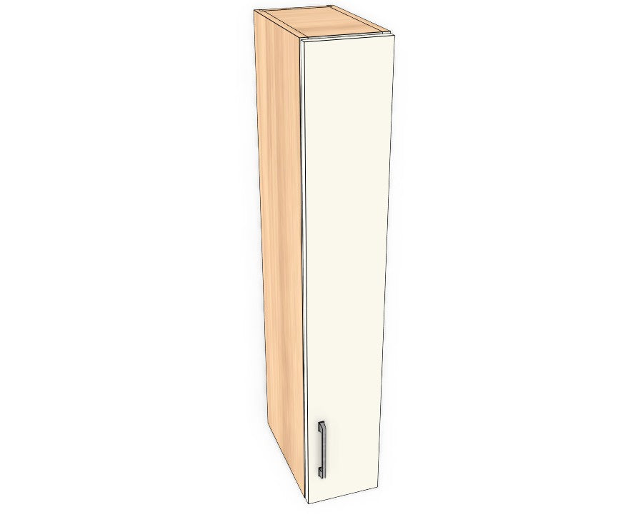 8" Wide x 42" High Wall Cabinet - Acrylic Doors