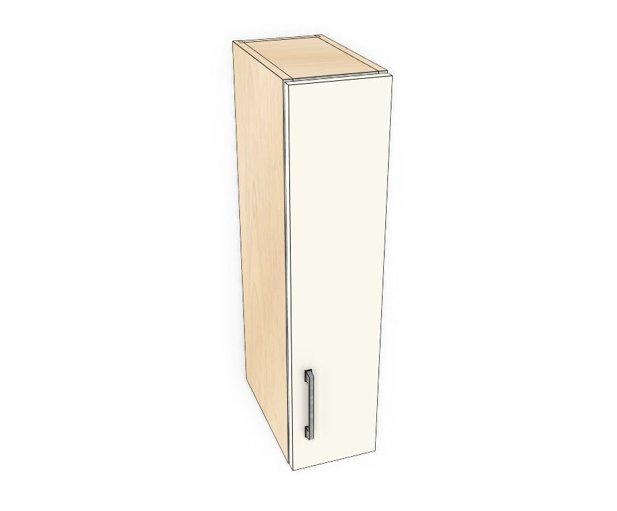 7" Wide x 30" High Wall Cabinet - Acrylic Doors