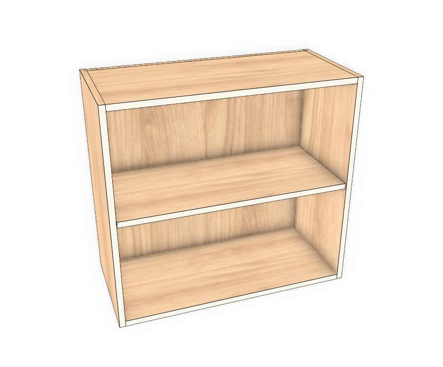 26" Wide x 24" High Wall Cabinet - Acrylic Doors