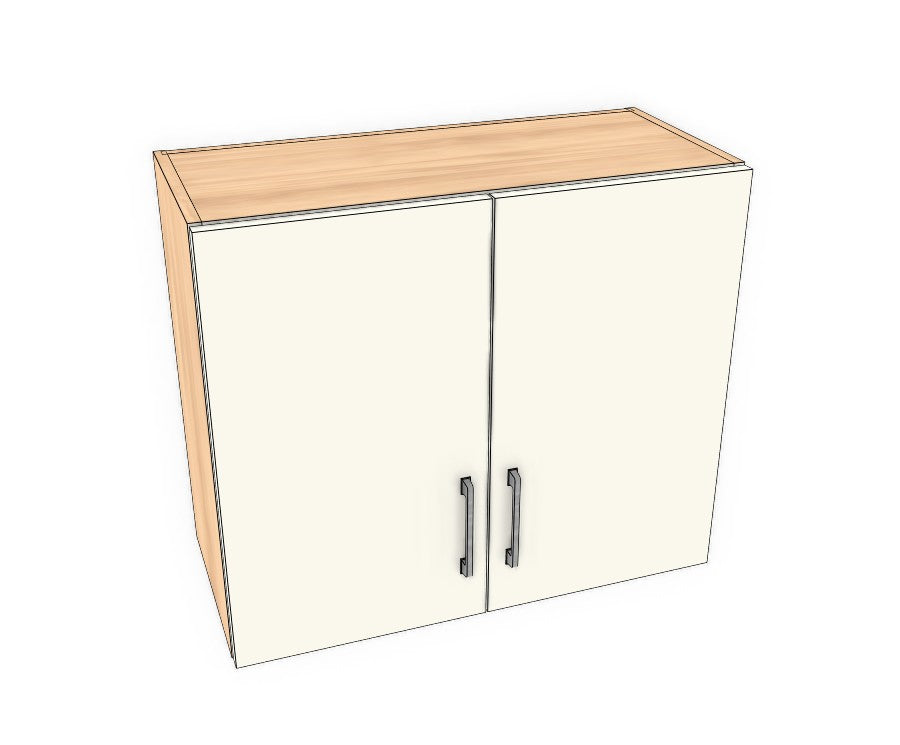 28" Wide x 24" High Wall Cabinet - Acrylic Doors