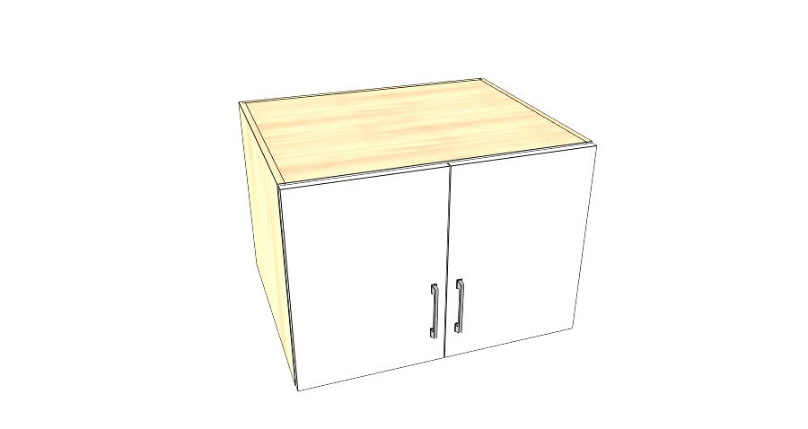 30" Wide x 21" High x 24" Deep Fridge Cabinet - Acrylic Doors