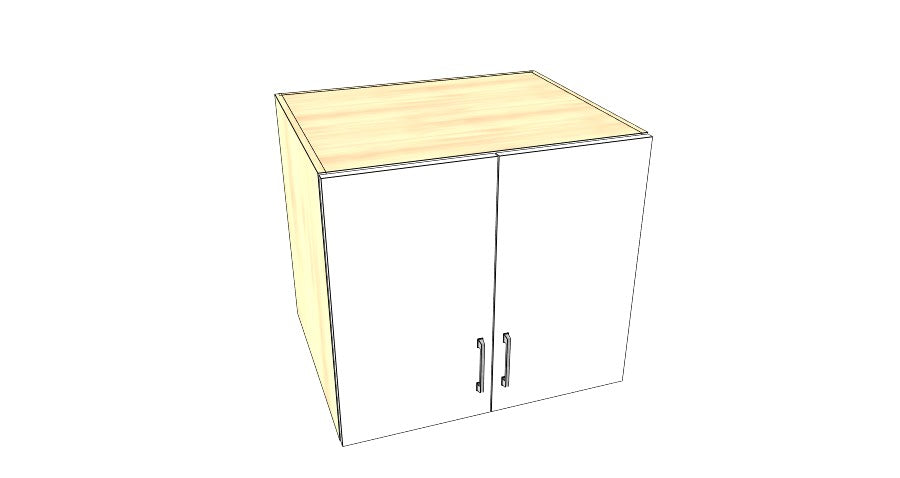 30" Wide x 27" High x 24" Deep Fridge Cabinet - Acrylic Doors