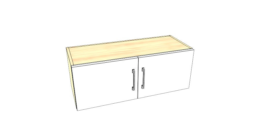 32" Wide x 12" High Stove Cabinet – Acrylic Doors