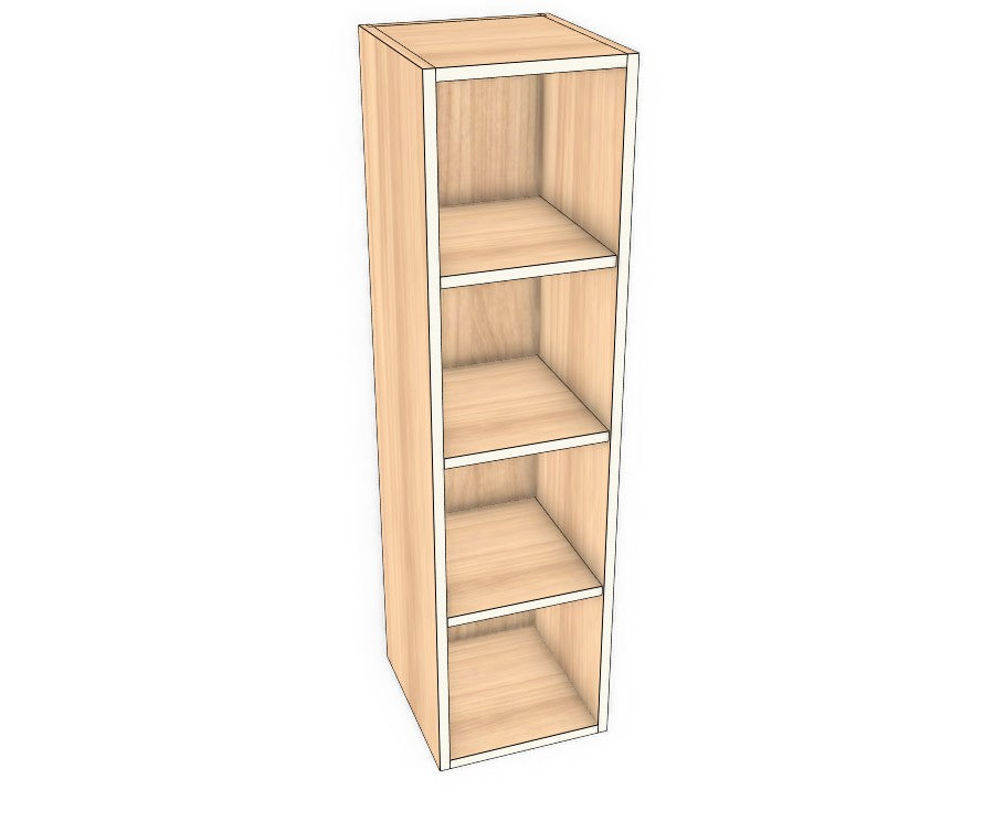 11" Wide x 42" High Wall Cabinet - Acrylic Doors