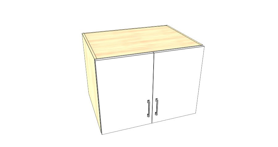 32" Wide x 24" High x 24" Deep Fridge Cabinet - Acrylic Doors