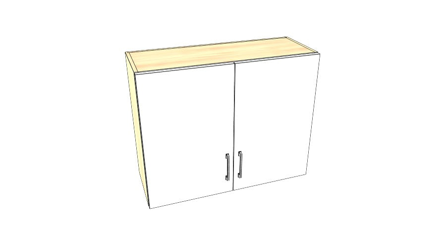 34" Wide x 27" High Stove Cabinet – Acrylic Doors