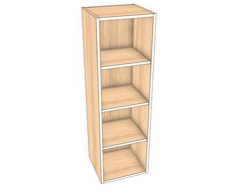 13" Wide x 42" High Wall Cabinet - Acrylic Doors
