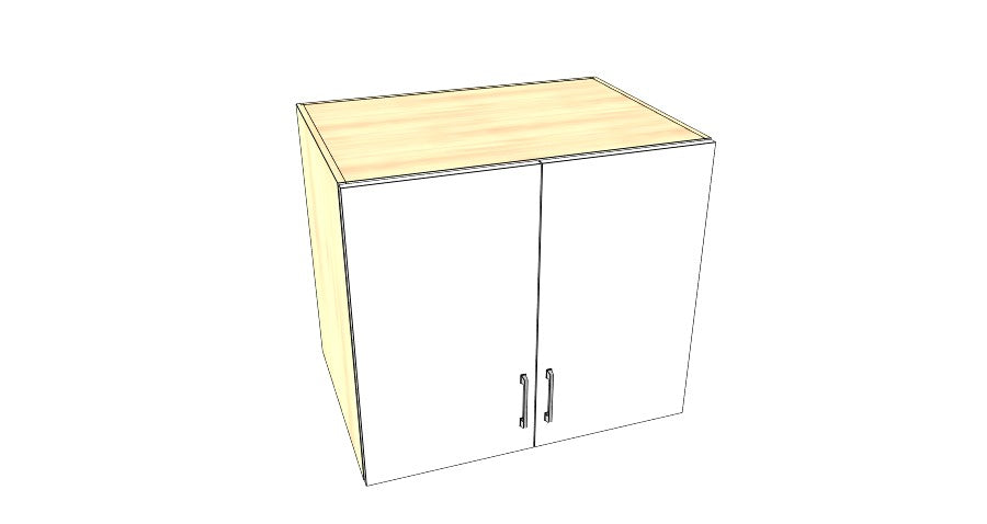 34" Wide x 30" High x 24" Deep Fridge Cabinet - Acrylic Doors