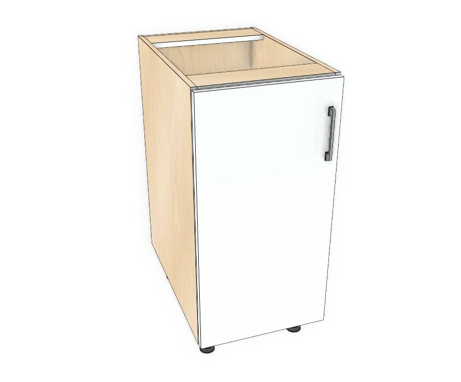 16" Base Cabinet - Acrylic Doors
