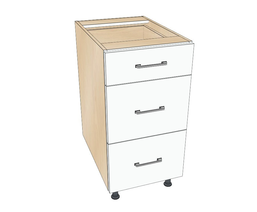 17" Drawer Base Cabinet - Acrylic Doors