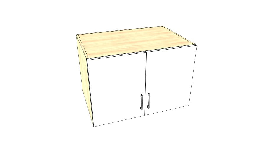 36" Wide x 24" High x 24" Deep Fridge Cabinet - Acrylic Doors