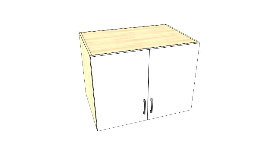 36" Wide x 27" High x 24" Deep Fridge Cabinet - Acrylic Doors