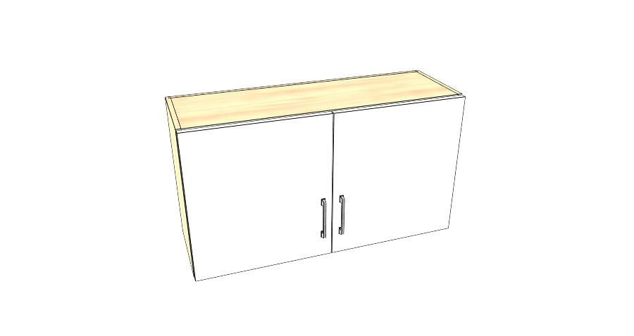 38" Wide x 21" High Stove Cabinet – Acrylic Doors