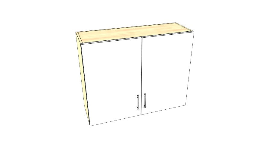 38" Wide x 30" High Stove Cabinet – Acrylic Doors