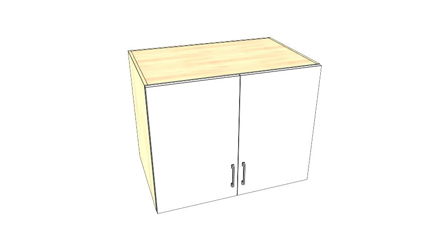 38" Wide x 30" High x 24" Deep Fridge Cabinet - Acrylic Doors