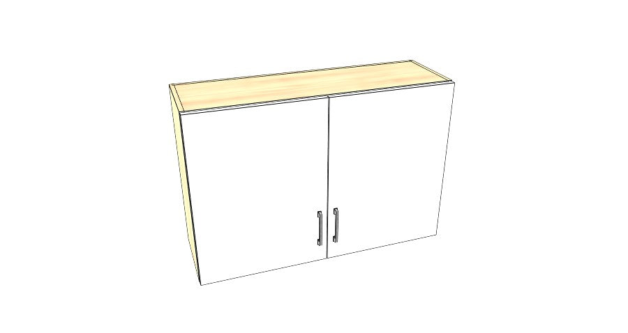 40" Wide x 27" High Stove Cabinet – Acrylic Doors