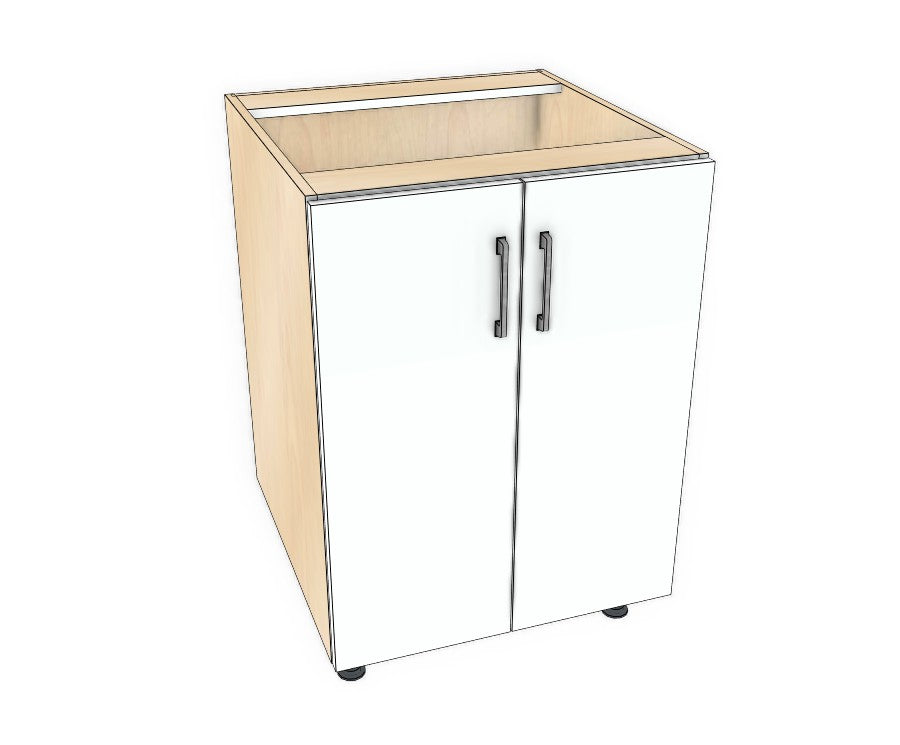 24" Base Cabinet - Acrylic Doors