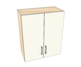 25" Wide x 30" High Wall Cabinet - Acrylic Doors