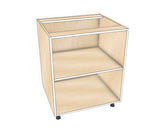 29" Base Cabinet - Acrylic Doors