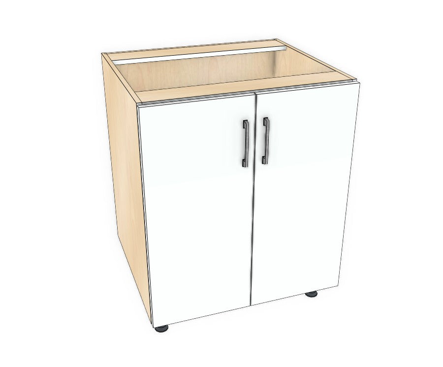 29" Base Cabinet - Acrylic Doors