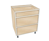 29" Drawer Base Cabinet - Acrylic Doors