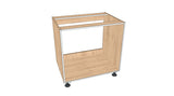 34" Sink Cabinet - Dummy On Top (No Back) - Acrylic Doors