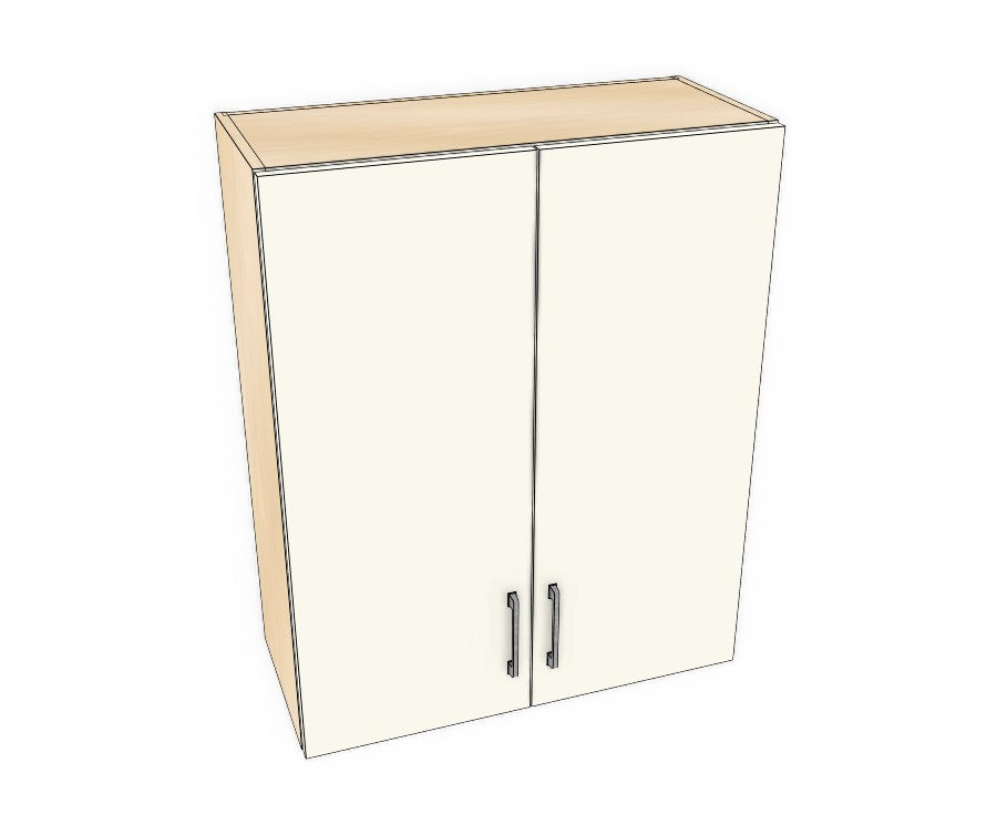 28" Wide x 36" High Wall Cabinet - Acrylic Doors
