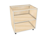 33" Base Cabinet - Acrylic Doors