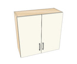 30" Wide x 30" High Wall Cabinet - Acrylic Doors