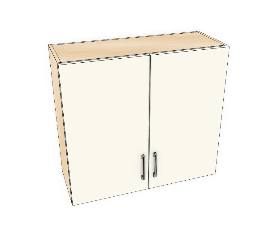 32" Wide x 30" High Wall Cabinet - Acrylic Doors