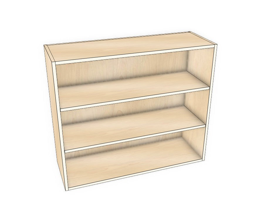34" Wide x 30" High Wall Cabinet - Acrylic Doors