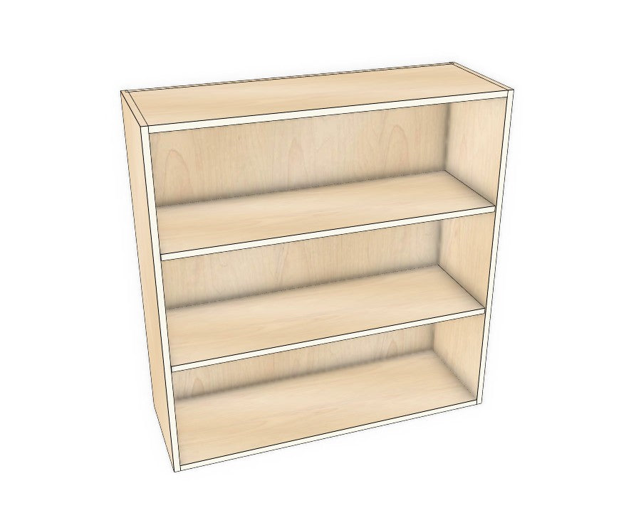 34" Wide x 36" High Wall Cabinet - Acrylic Doors