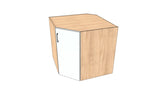 36"x36" Base Corner Cabinet - Acrylic Doors