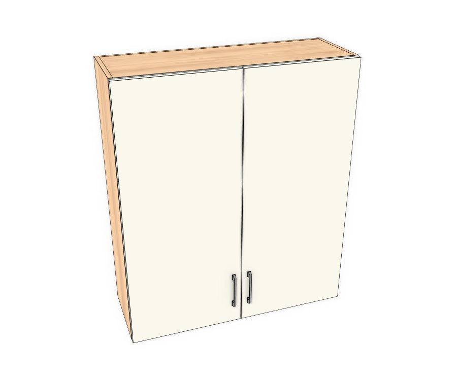 36" Wide x 42" High Wall Cabinet - Acrylic Doors